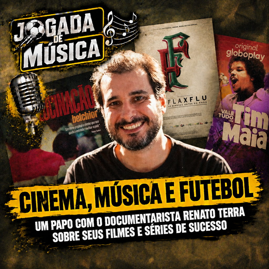 Cinema, Música e Futebol com Renato Terra no programa Jogada de Música