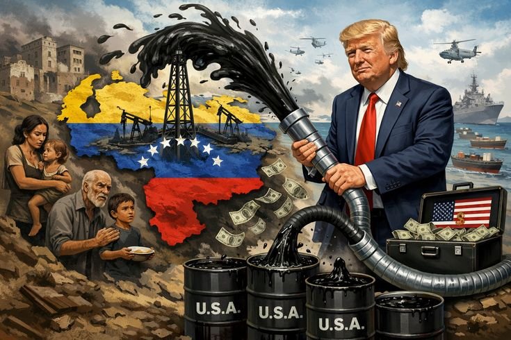 Diário de Bordo/ Geopolítica do barril: Trump anuncia uso do petróleo venezuelano para recompor reservas dos EUA