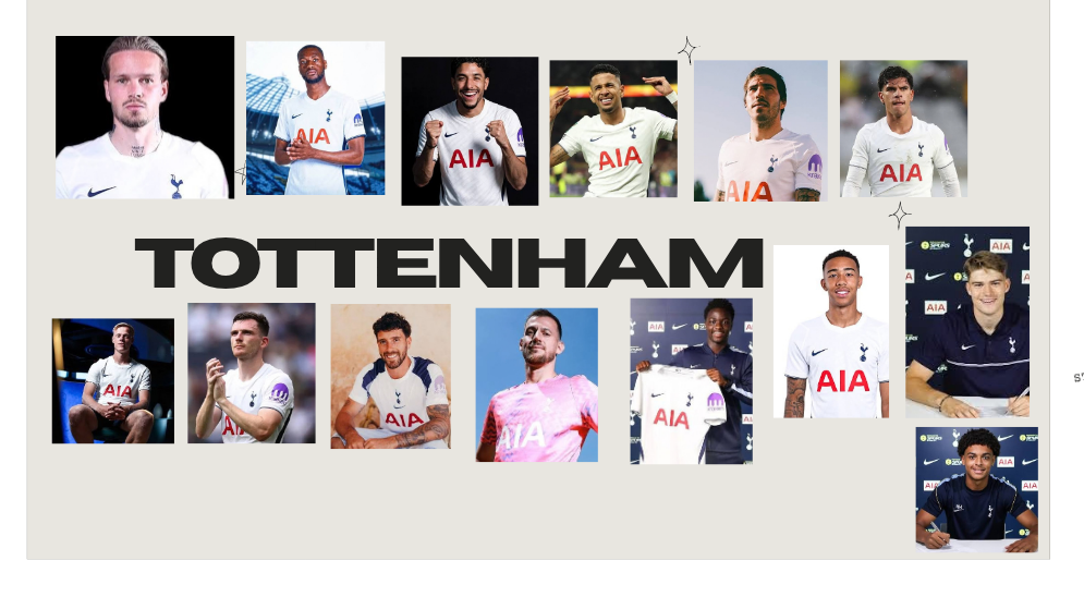 Tottenham promove grande reformulação e combina estrelas, experiência e juventude